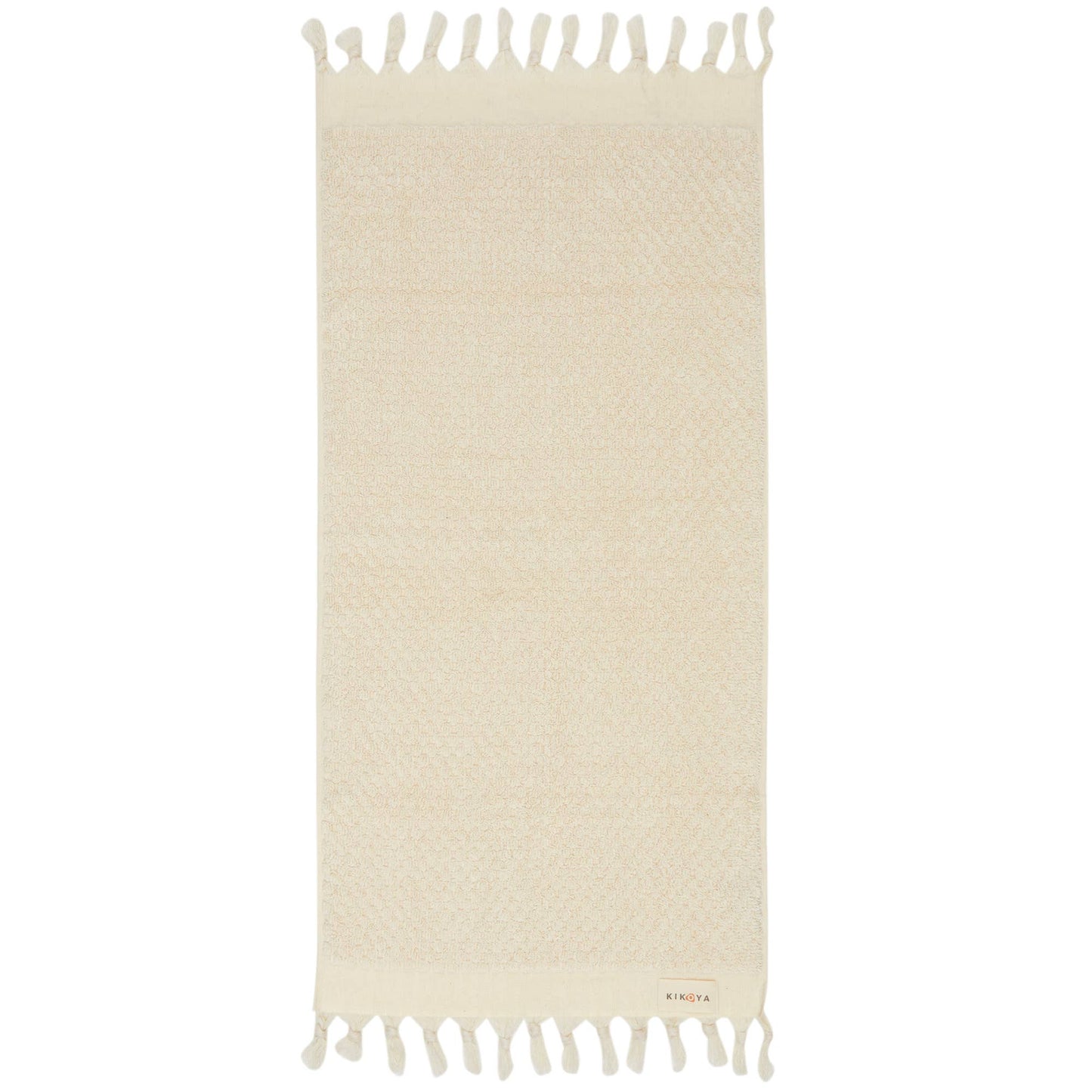 Kikoya - Pompom Bubble Turkish Cotton Bath Towel: Natural