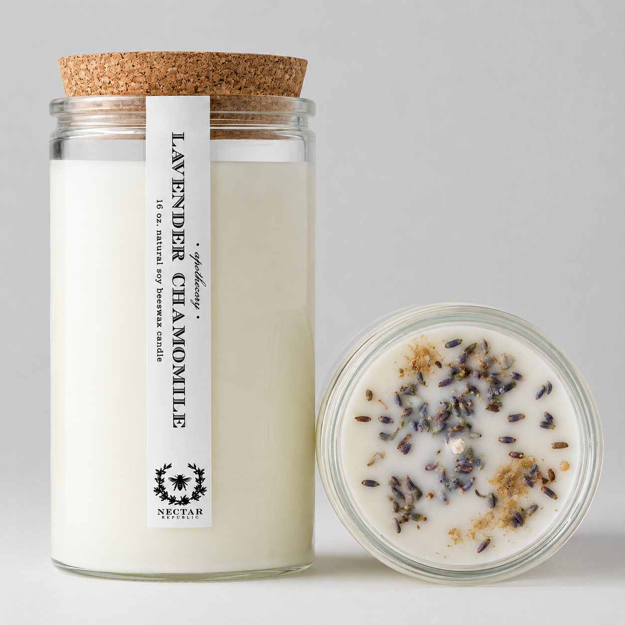 Nectar Republic - Lavender Chamomile : Apothecary Candle