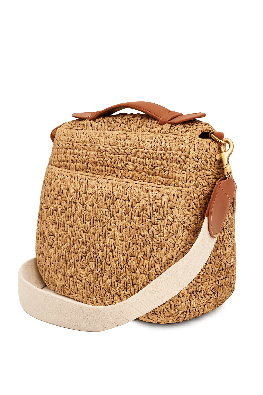 Clare V Louis W/ Top Handle Twisted Raffia Palm