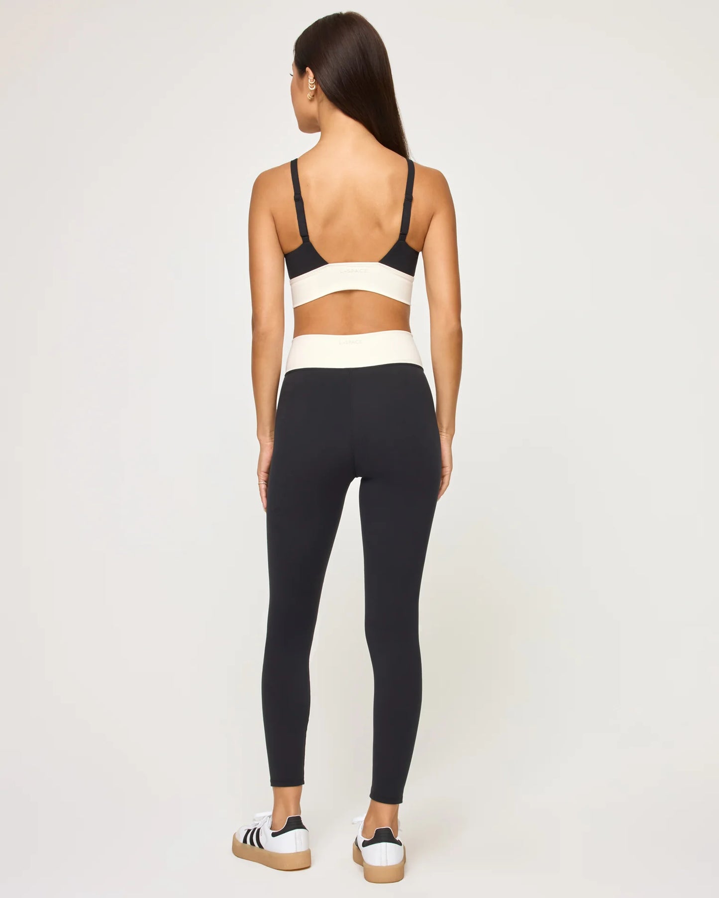 L Space Unmatched Bra: Black\Cream