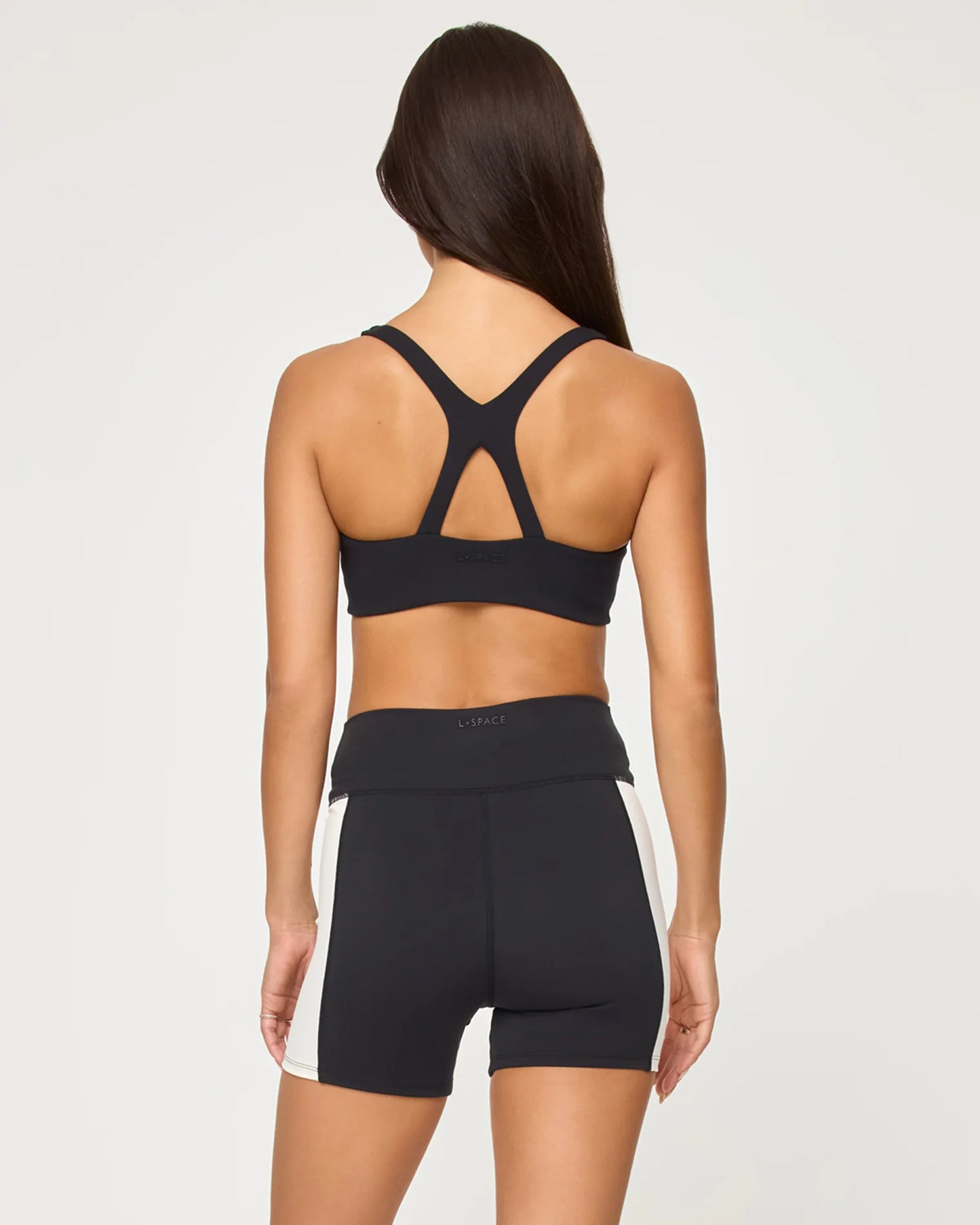 L Space Uppercut Bra: Black\Cream
