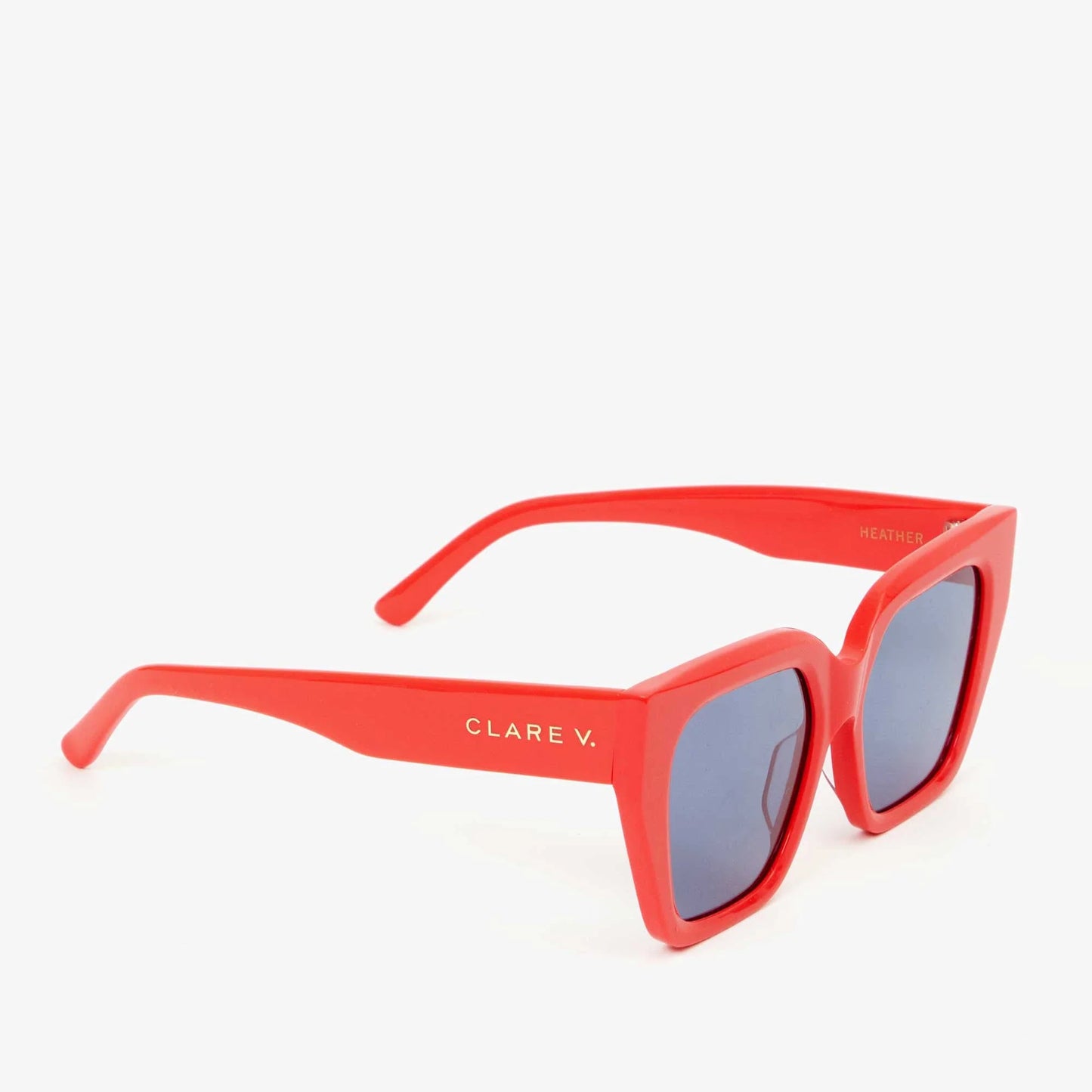 Clare V Heather Sunglasses Red