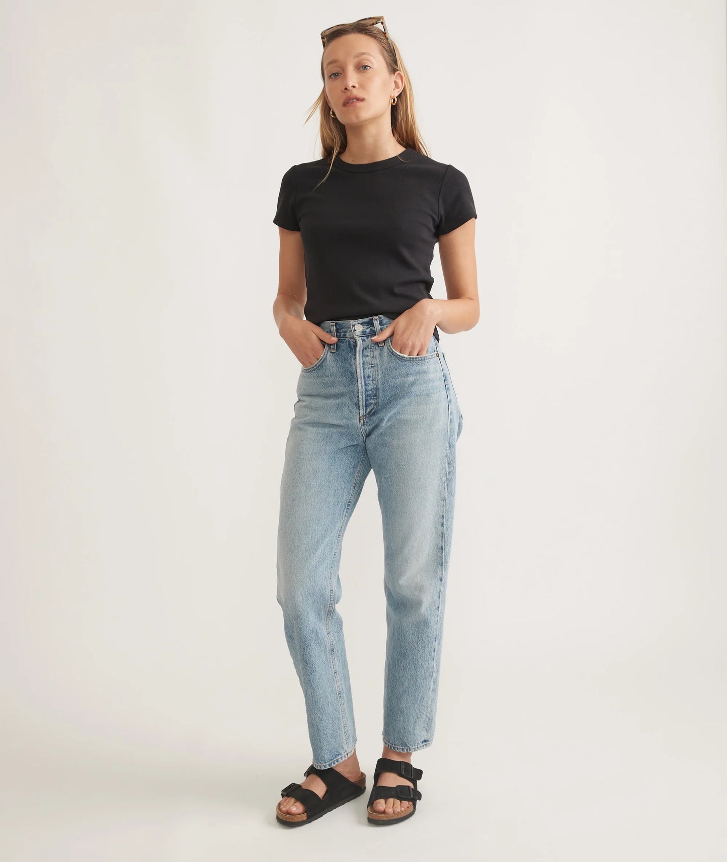 Marine Layer - Lexi Rib Sun-In Crew Tee