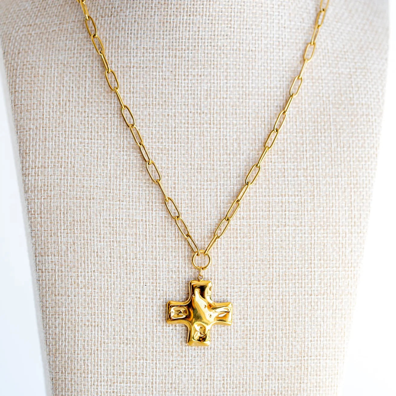 Luna & Salt - Chunky Cross Necklace