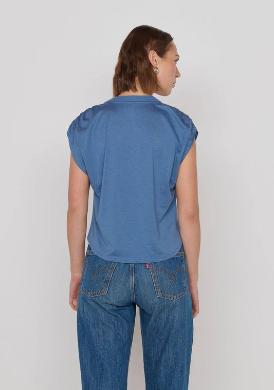 Nation - Frankie Muscle Tee Bella Blue