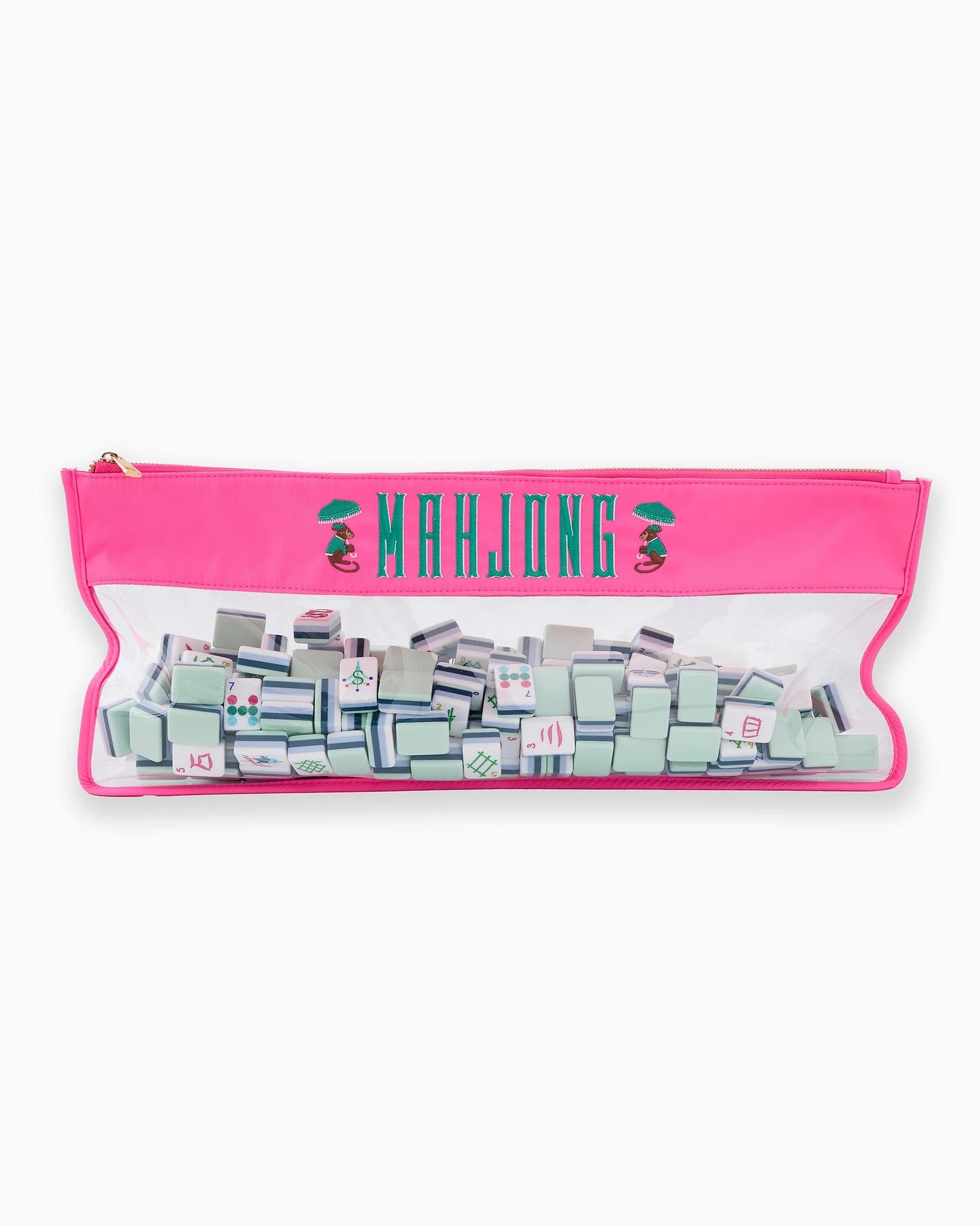 Oh My Mahjong-Pink Monkey Mahjong Bag