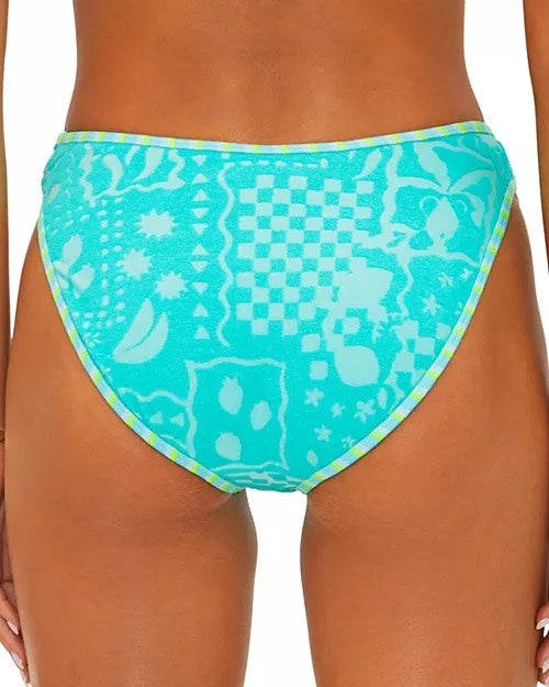 Beach Riot-Daria Bottom Aqua Haze Terry Bottom