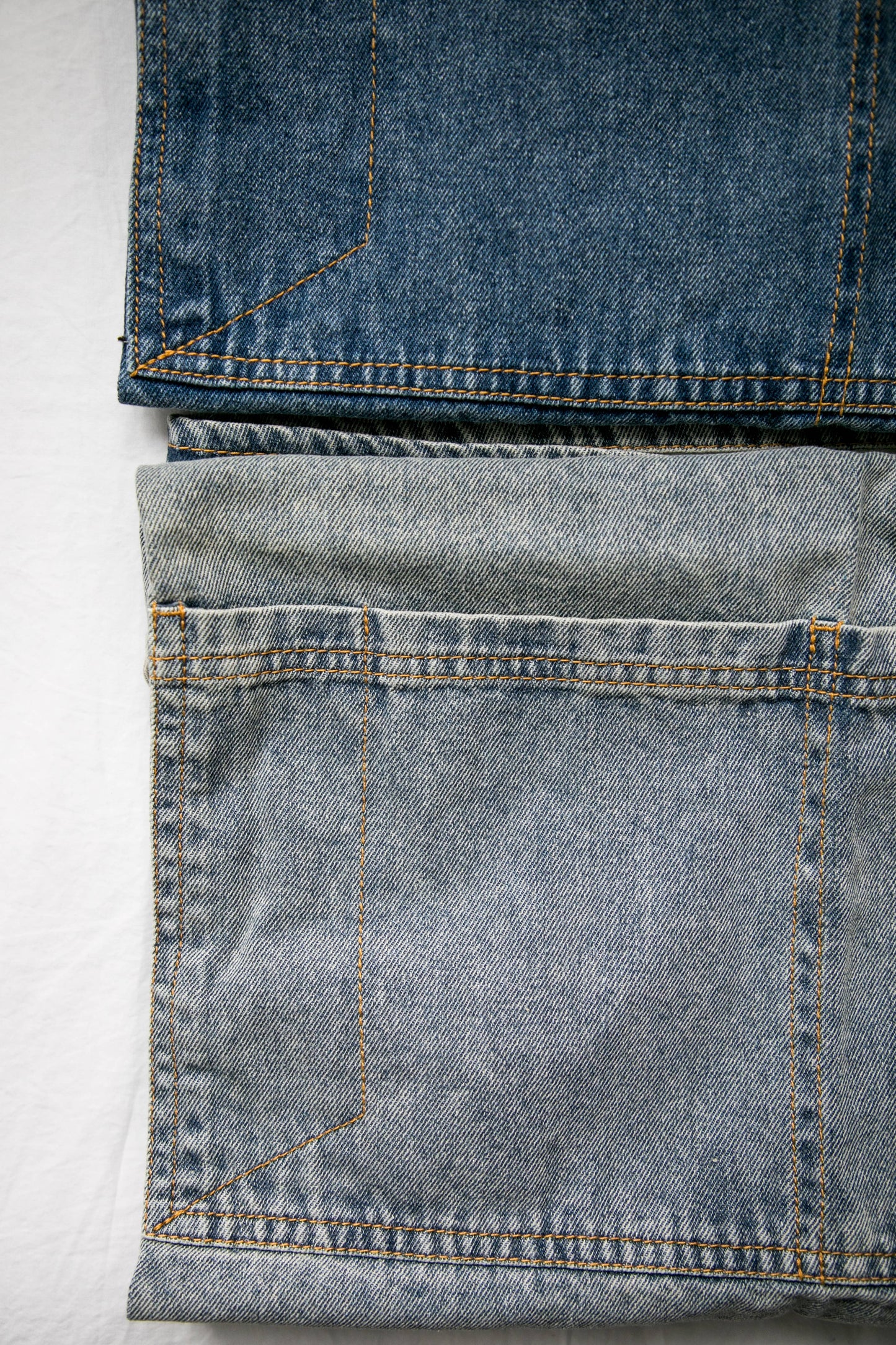 Fodory - Washed Denim Apron: Dark Blue