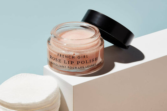 Organic Hydrating Rose Lip Polish & Scrub