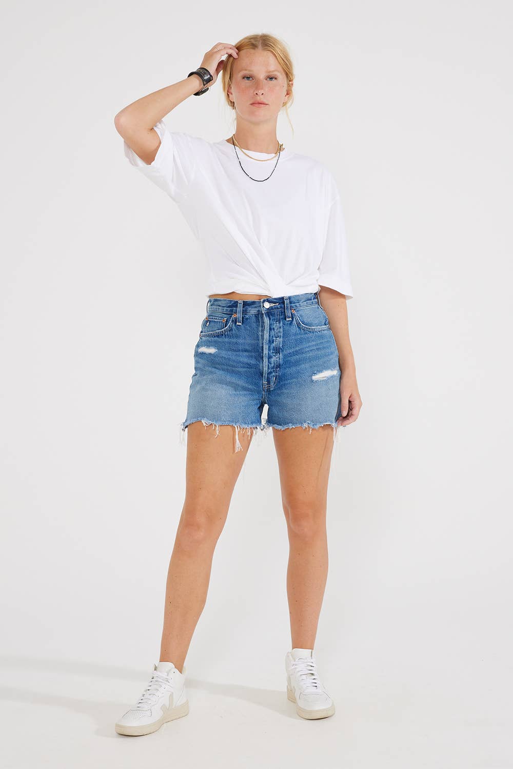 ÉTICA Fern High Rise Shorts - Cimarron