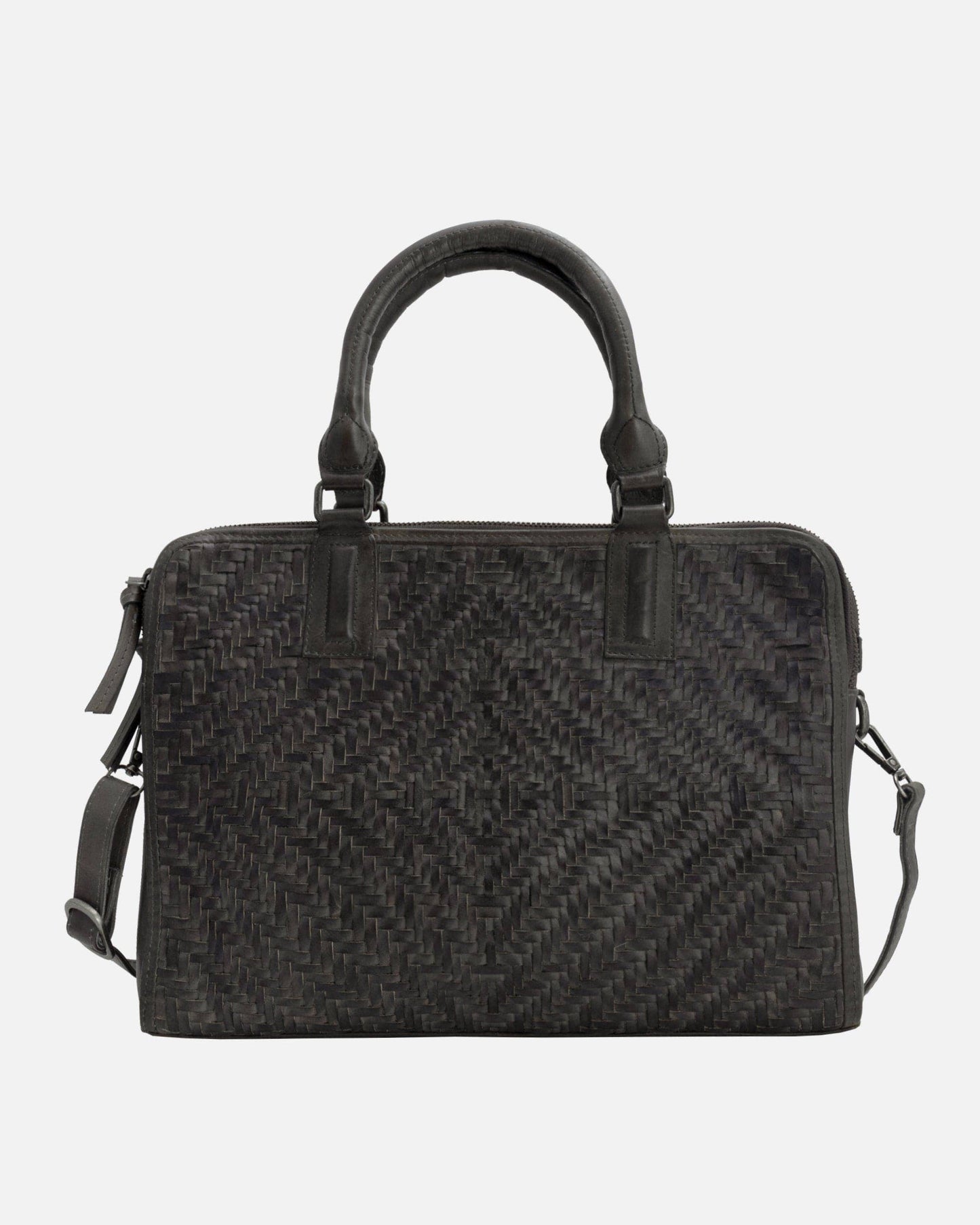 Amsterdam Heritage Leather Belts, Bags, Jackets & Apparel - Blom | Vintage Leather Laptop Bag: Dark Brown, One Size