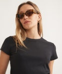 Marine Layer-LEXI RIB SUN-IN CREW TEE/Faded Black
