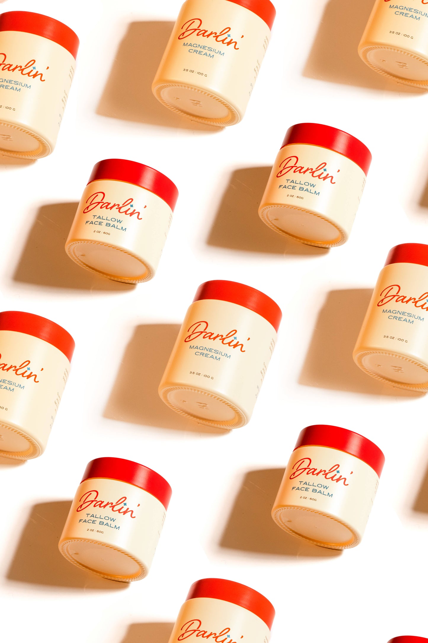 Darlin' Skincare - Magnesium Cream Tallow | For Sleep, Sore Muscles + Balance