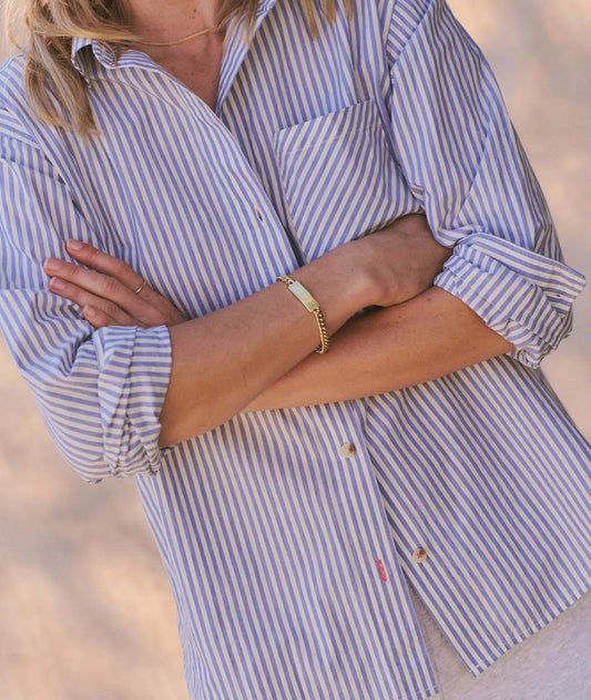 Marine layer-JANE RELAXED SHIRT IN CALI POPLIN