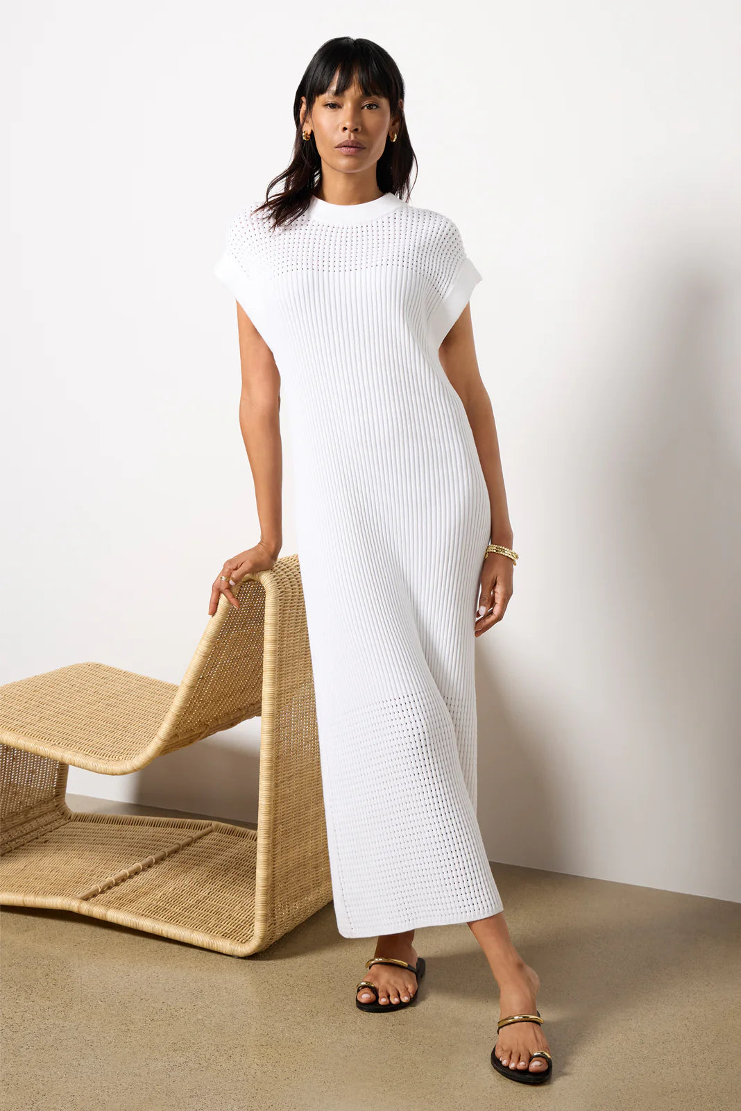 Varley Cheston Relaxed Knit Dress