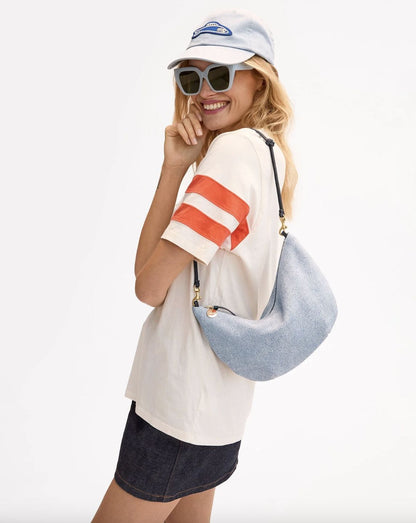 Clare V - Lune Denim Purse