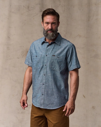 Filson - Embroidered Chambray Short Sleeve Shirt