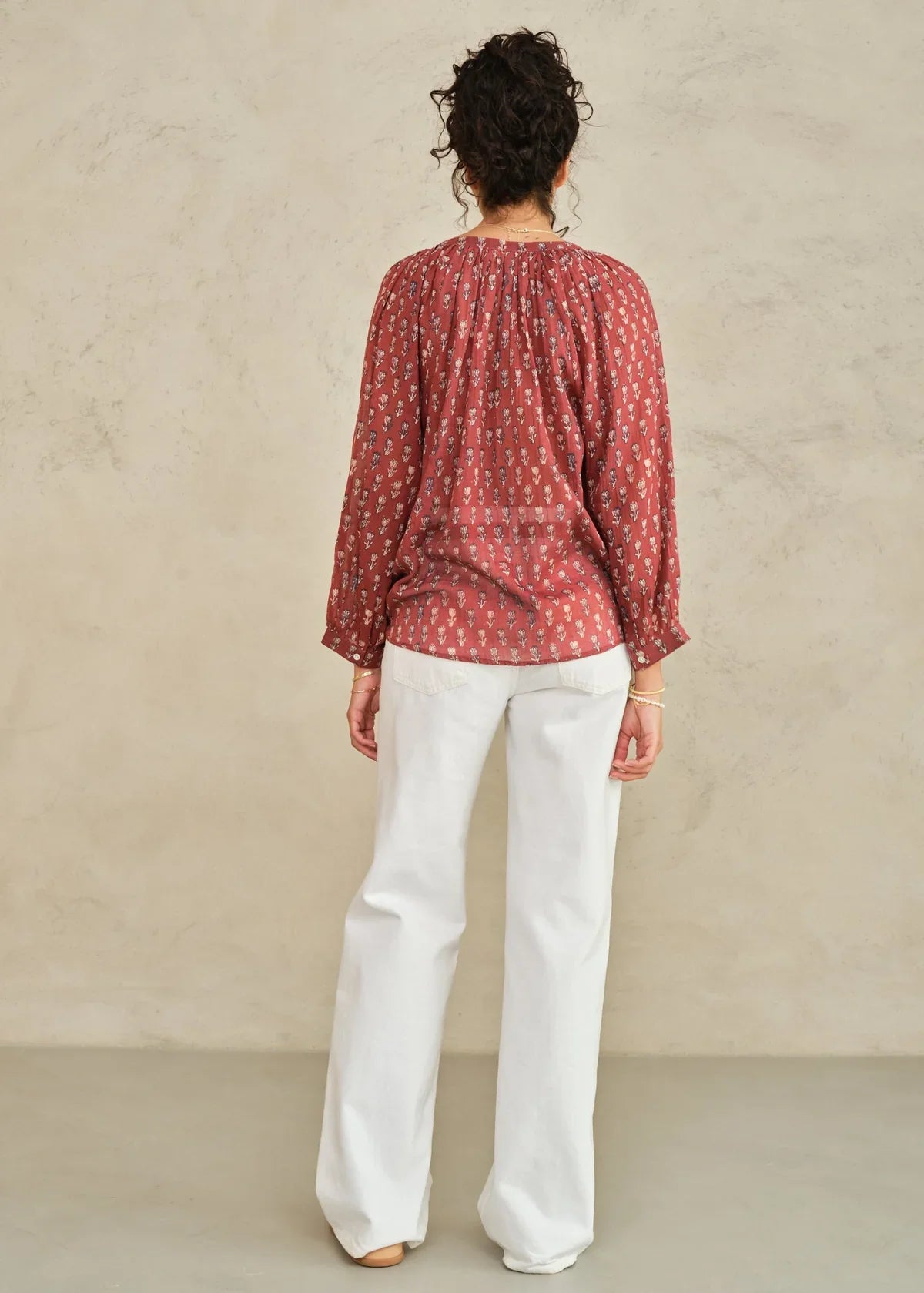 M.A.B.E. Ari Print Top