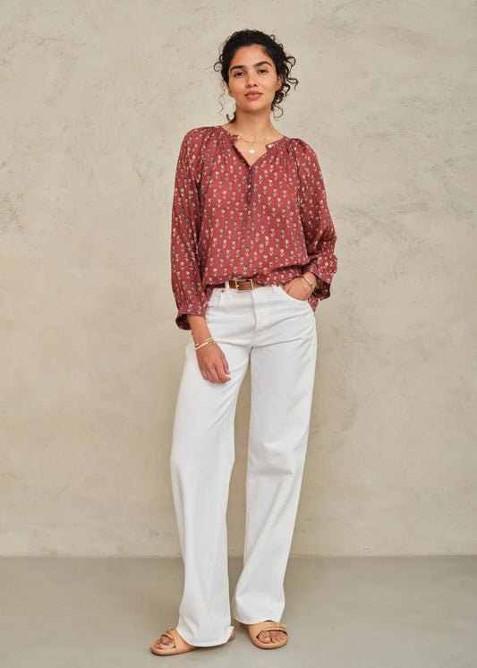 M.A.B.E. Ari Print Top