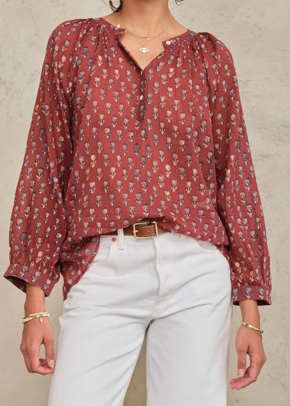 M.A.B.E. Ari Print Top