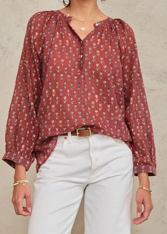 M.A.B.E. Ari Print Top