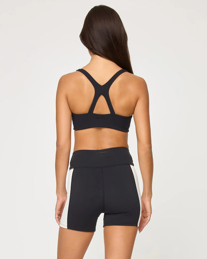L Space Uppercut Bra: Black\Cream