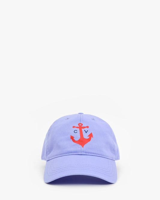 Clare V - Baseball Hat: Anchor Lilac
