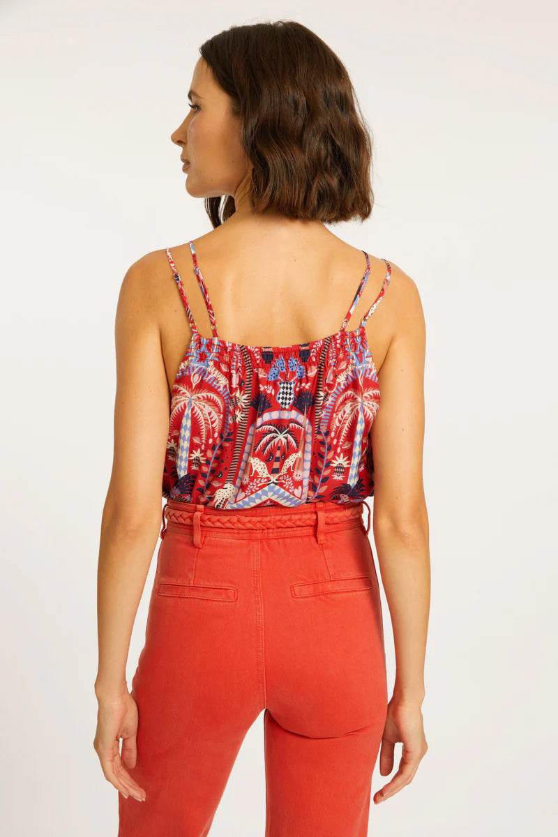 Caballero Cora Ruby Tropics Top