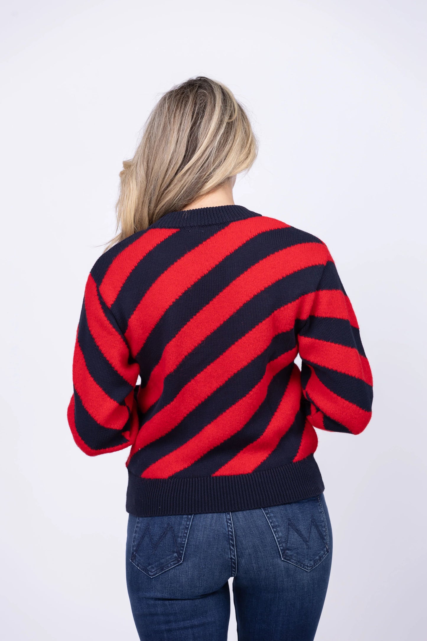 Nation Fabienne Stripe Sweater Red Regatta Stripe