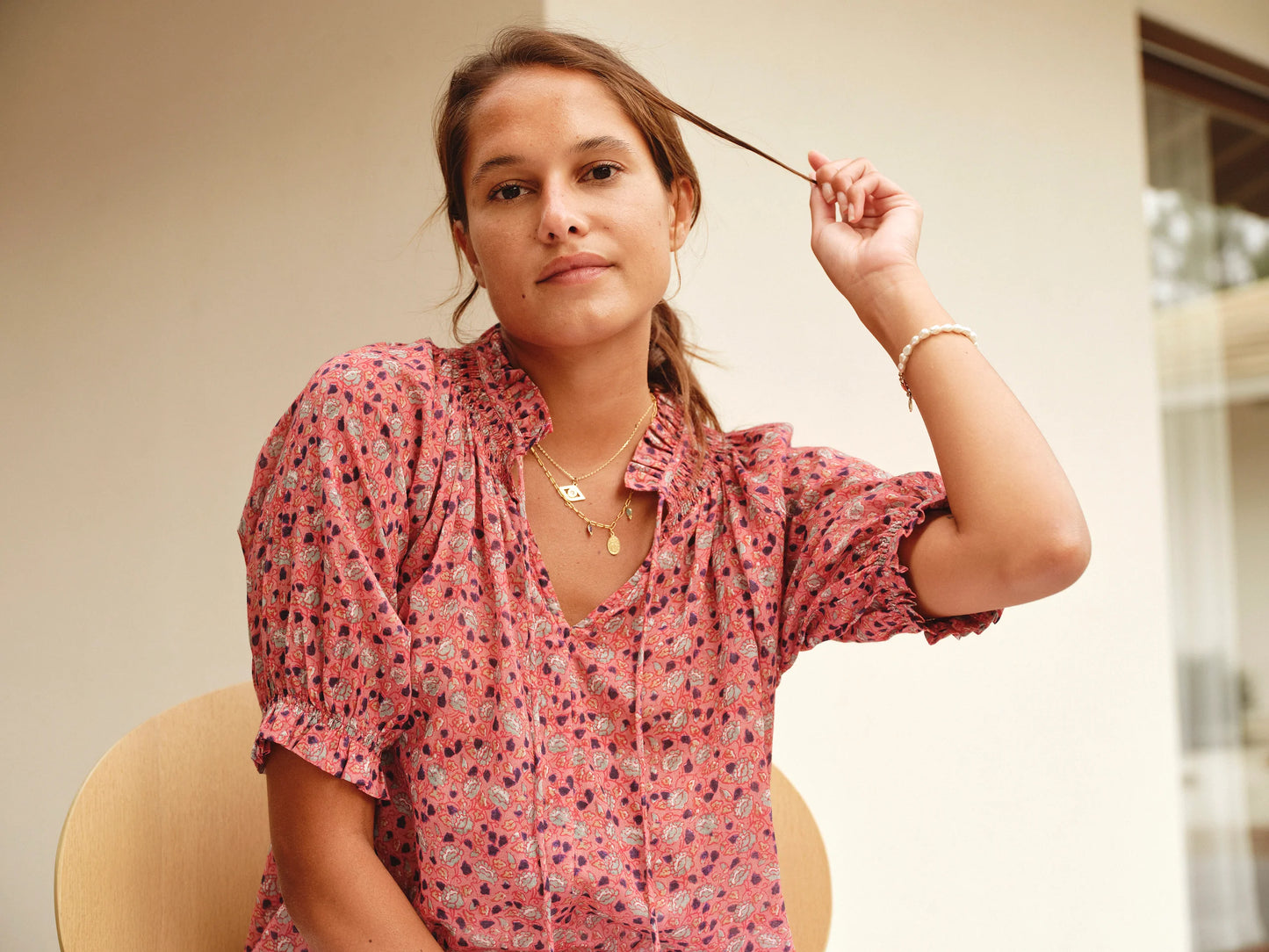 M.A.B.E. Darla Print Top