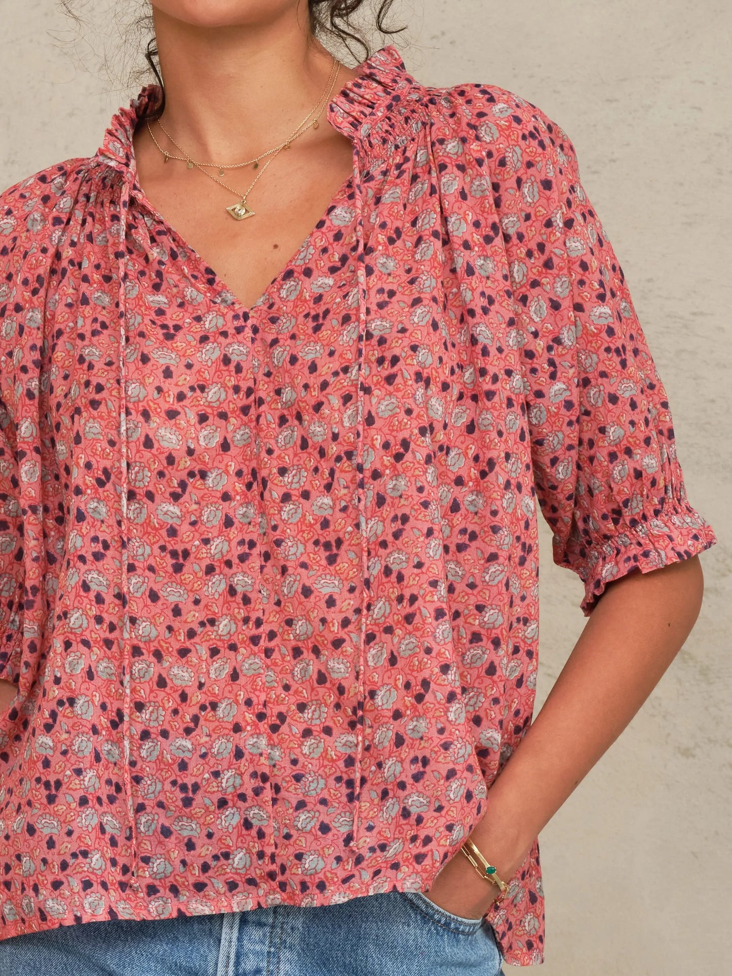 M.A.B.E. Darla Print Top