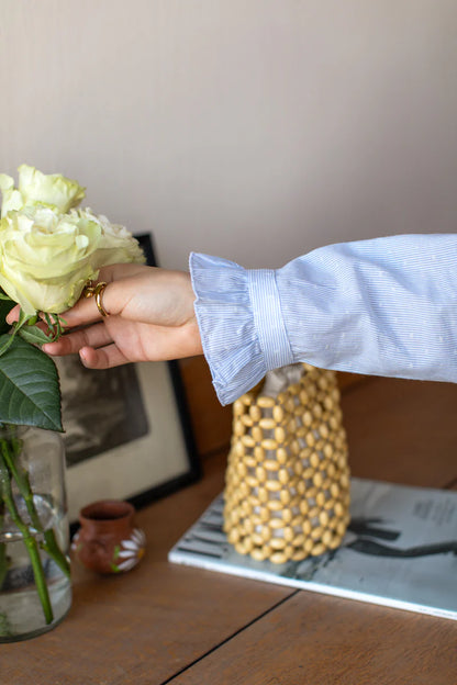 Emerson Fry - French Heirloom Shirt: Azure Clouds