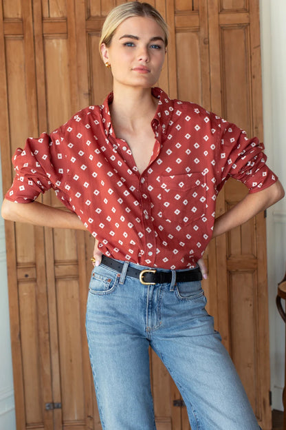 Emerson Fry - Ryan Shirt Antique Rouge Diamonds