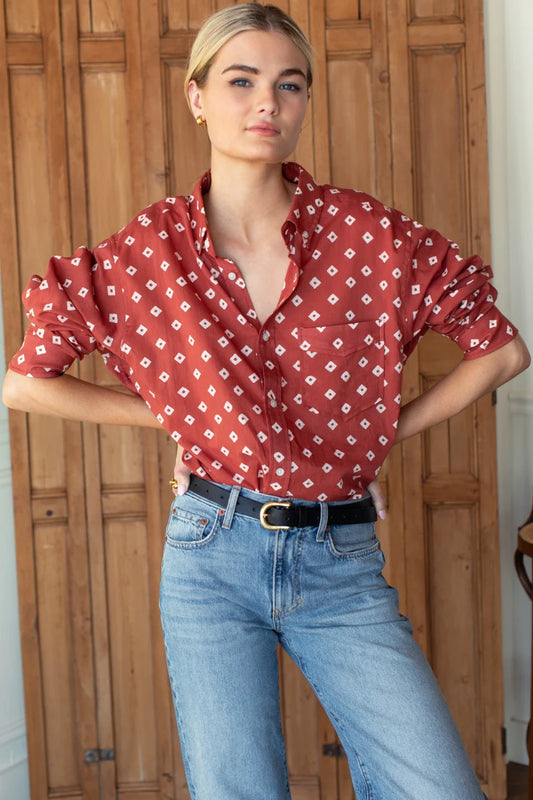 Emerson Fry - Ryan Shirt Antique Rouge Diamonds