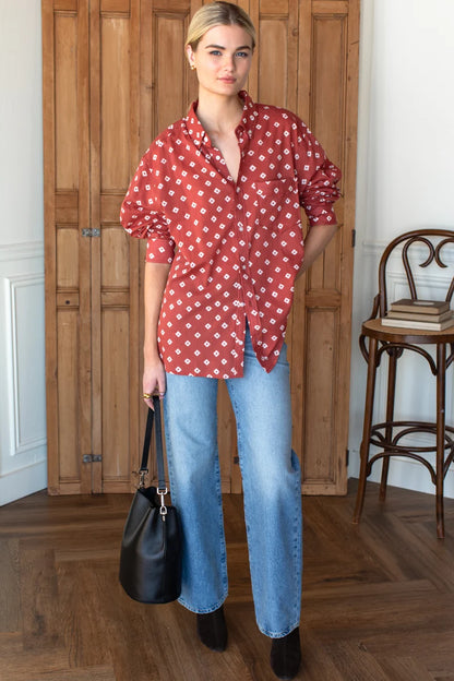 Emerson Fry - Ryan Shirt Antique Rouge Diamonds