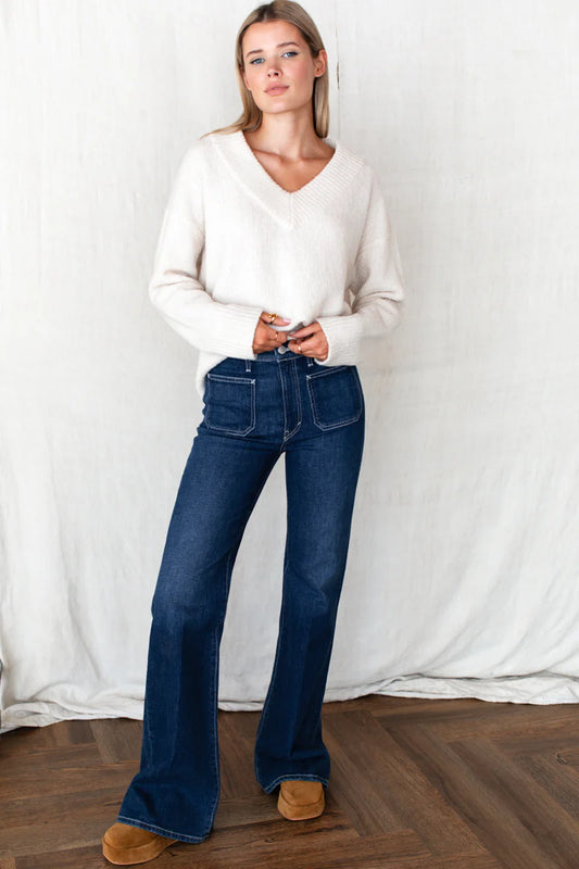 Twin Dove Treasure Bell Jeans Topaz Blue