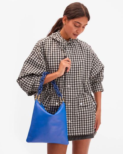 Clare V Shortie Strap French Blue
