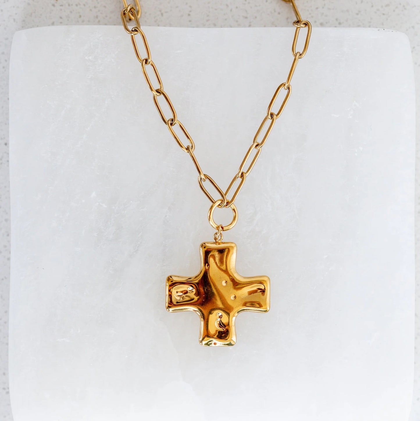 Luna & Salt - Chunky Cross Necklace