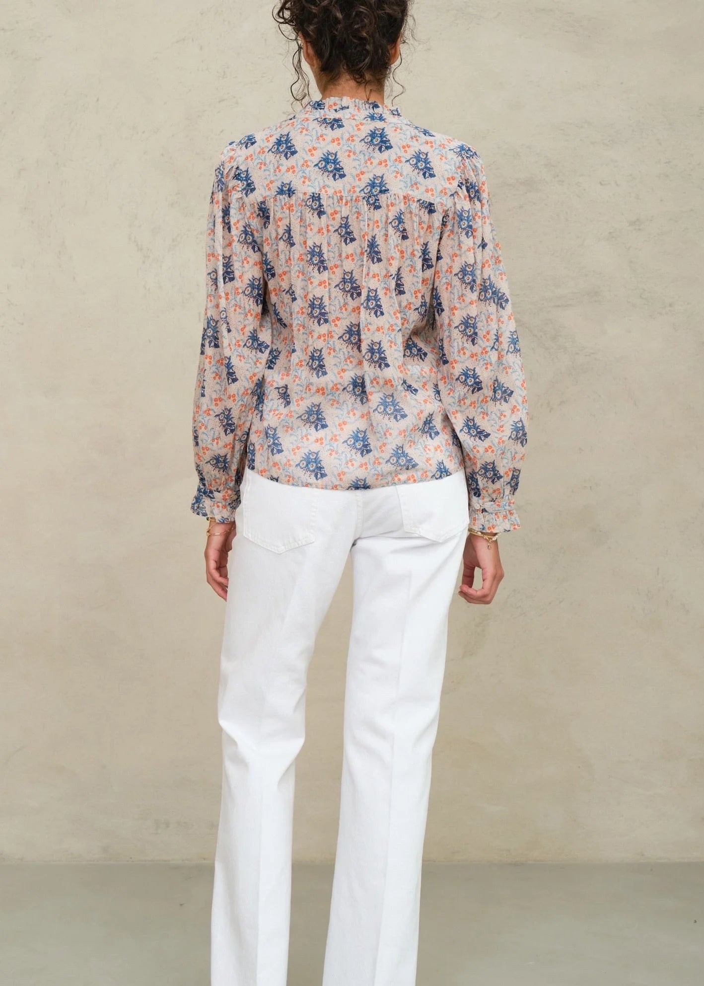 M.A.B.E. Aster Print Blouse