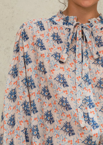 M.A.B.E. Aster Print Blouse