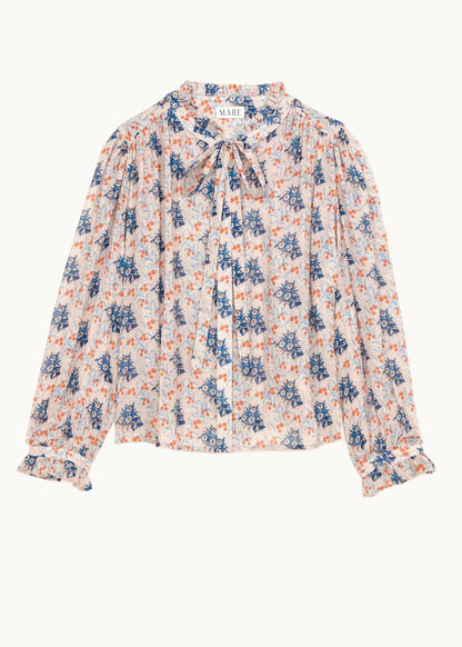 M.A.B.E. Aster Print Blouse