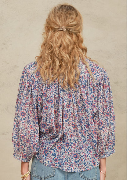 M.A.B.E. Della Print Long Sleeve Top