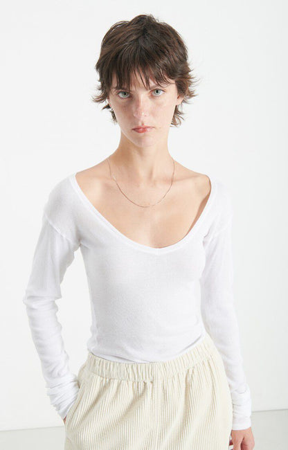 American Vintage Massachusetts Tee: White