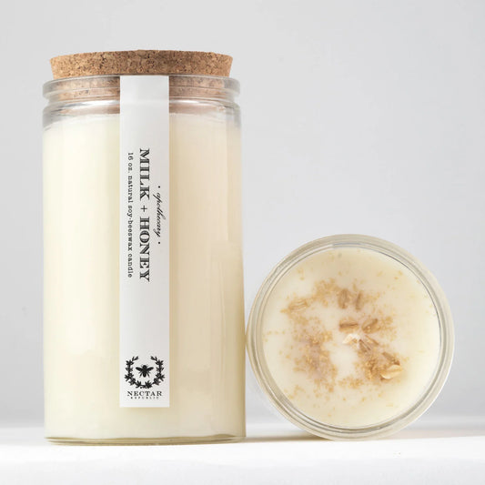 Nectar Republic Milk + Honey Apothecary Candle