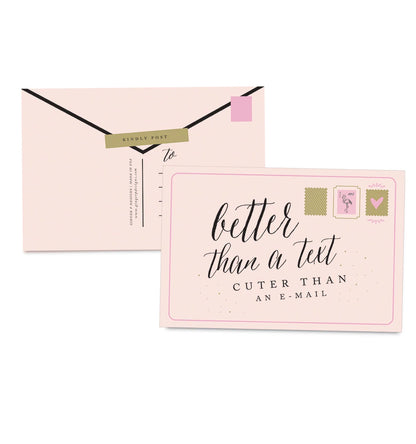 Ginger P. Designs - Better Than a Text Postcards