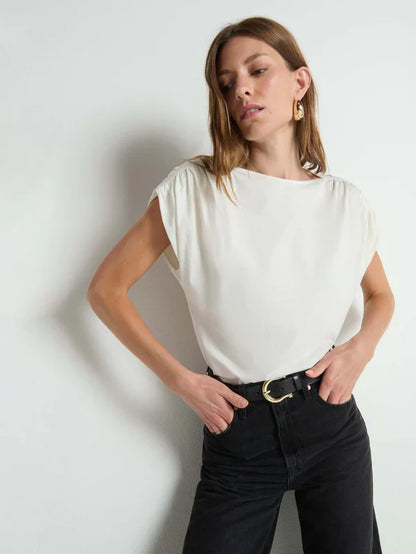 Nation Rebecca Boatneck Tee