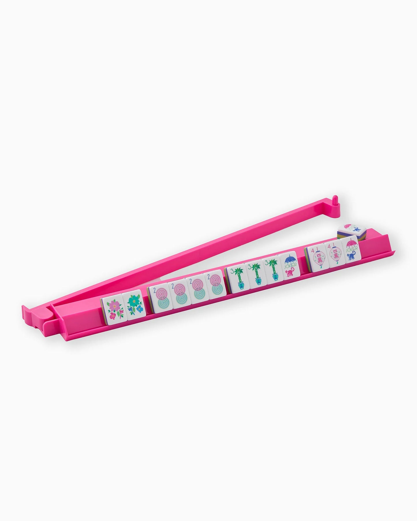Mahjong Acrylic Rack & Pusher Set - Hot Pink