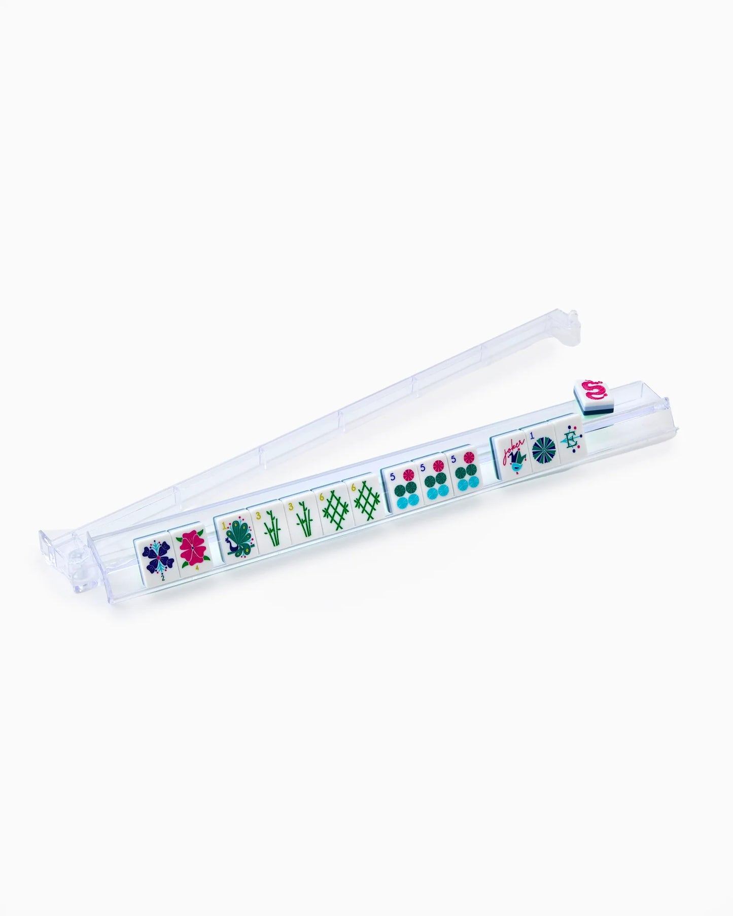Oh My Mahjong - Clear Acrylic Rack & Pushers Set