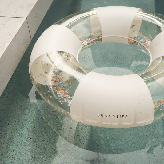 Sunnylife - Tube Pool Ring Cotton Candy Stripe
