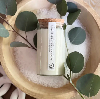 Nectar Republic Sea Salt + Eucalyptus Apothecary Candle